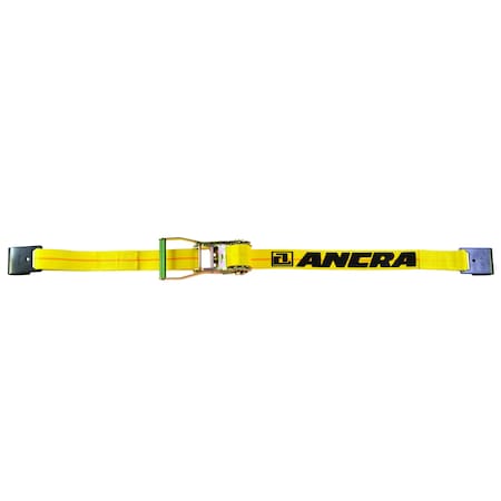 Ancra Strap Assy, Ratchet Buckle, Cargo, 2-In. X 30-Ft, Using 41632-46 Webbing 45982-11